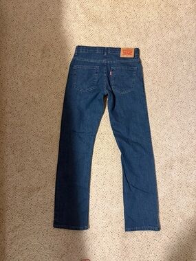 Levi's Dark Blue Straight Leg Jeans